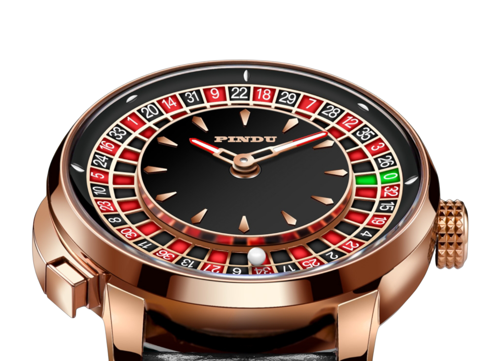 PINDU 6629 カジノルーレット腕時計